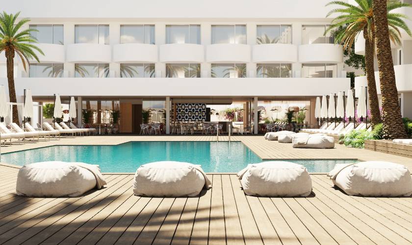 Outdoor swimming pool Palmanova Beach Apartments by TRH